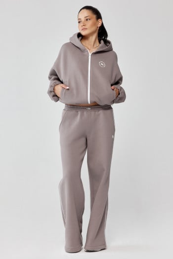 Women's oversized TRIP HOODIE ZIP sweatshirt