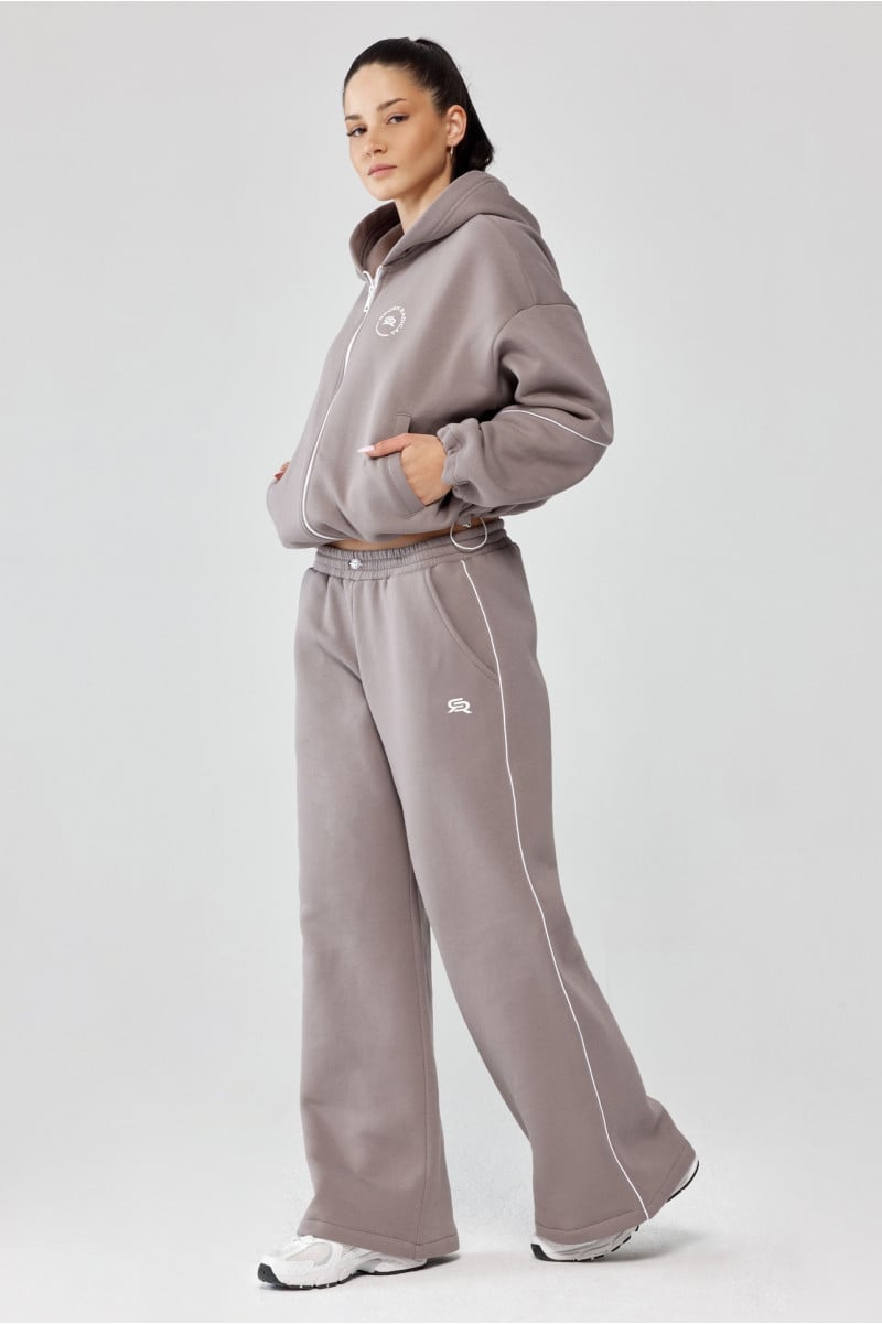 Damska bluza dresowa oversize TRIP HOODIE ZIP