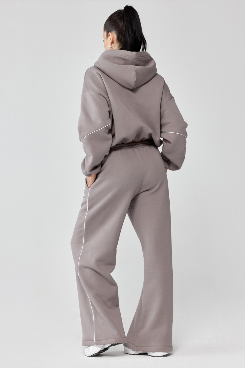 Women's oversized TRIP HOODIE ZIP sweatshirt