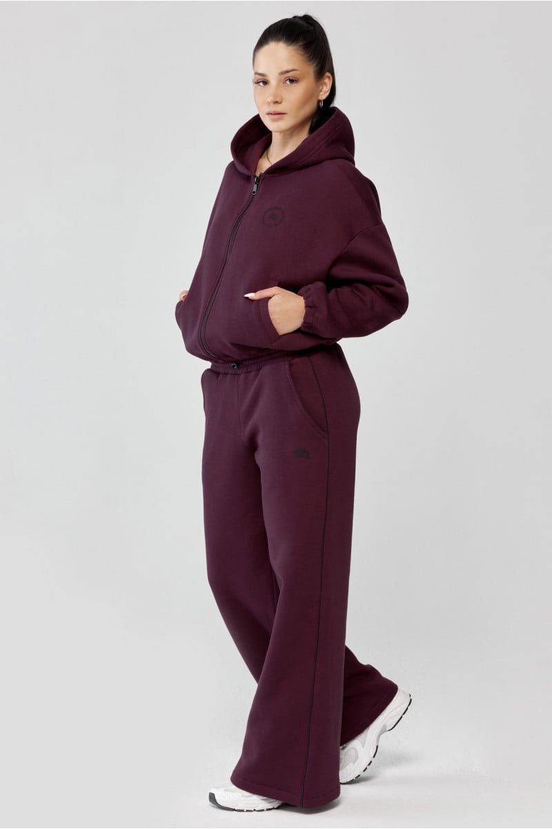 Damska bluza dresowa oversize TRIP HOODIE ZIP