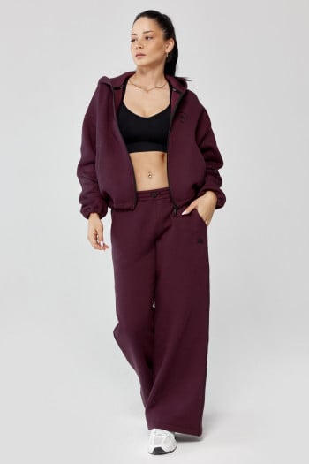 Women's oversized TRIP HOODIE ZIP sweatshirt