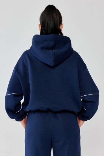 Women's oversized TRIP HOODIE ZIP sweatshirt