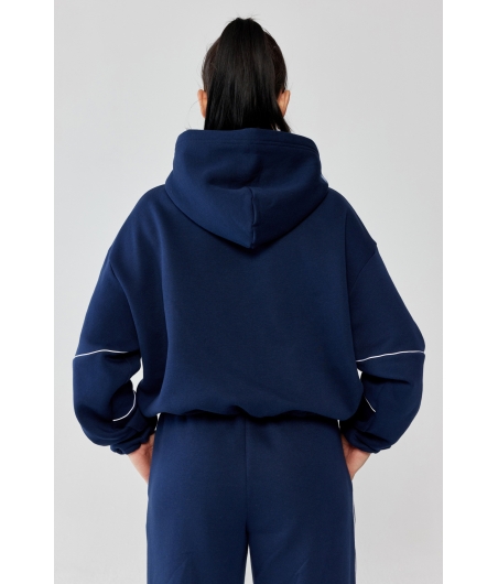 Damska bluza dresowa oversize TRIP HOODIE ZIP