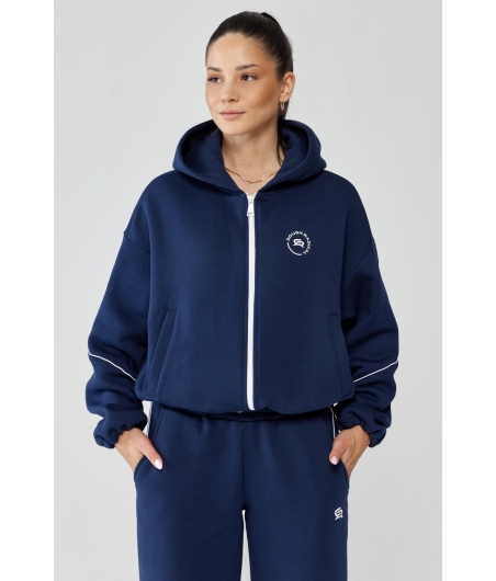 Damska bluza dresowa oversize TRIP HOODIE ZIP