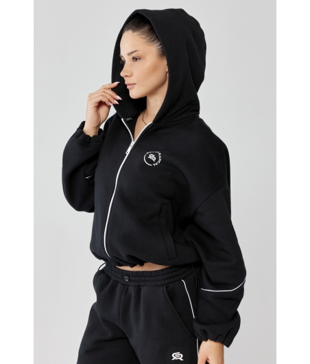 Damska bluza dresowa oversize TRIP HOODIE ZIP