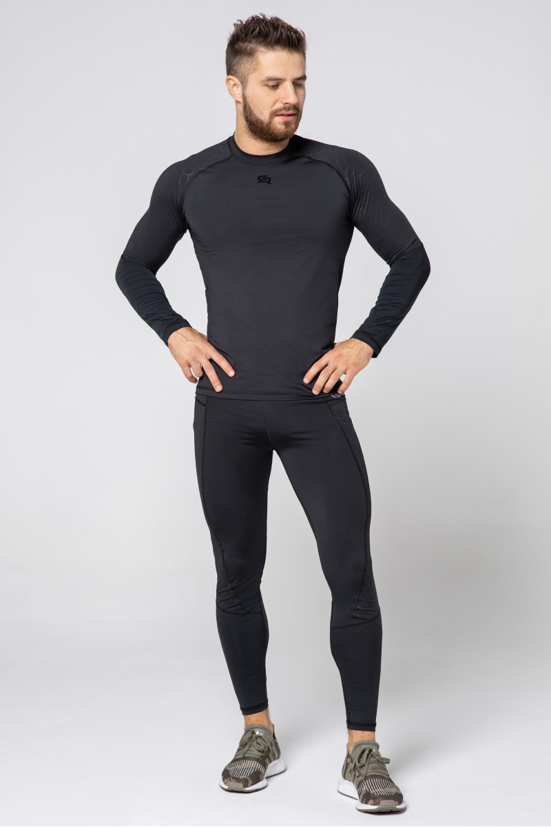Men's quick-drying training longsleeve STONE LS