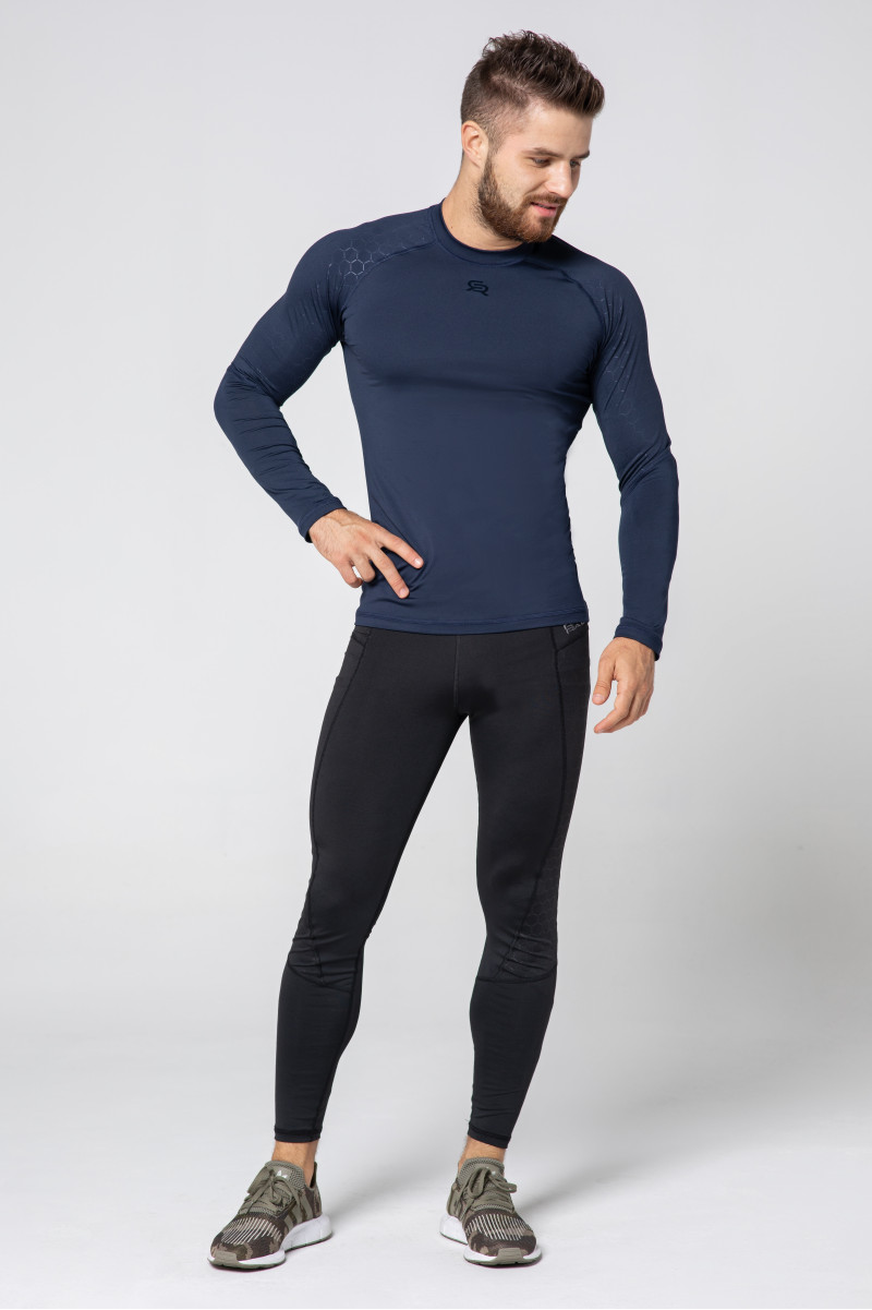 Men's quick-drying training longsleeve STONE LS