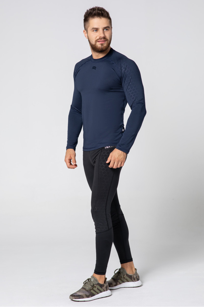Men's quick-drying training longsleeve STONE LS