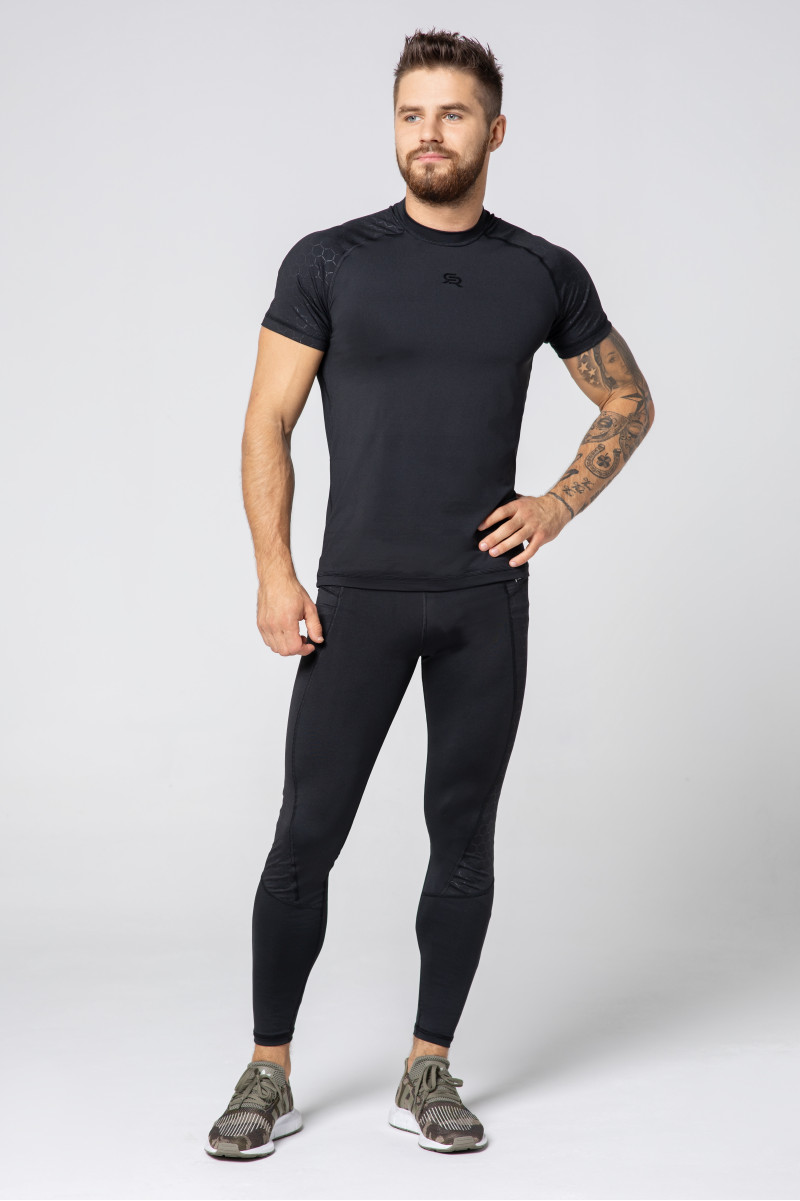 Men's quick-drying training T-shirt STONE