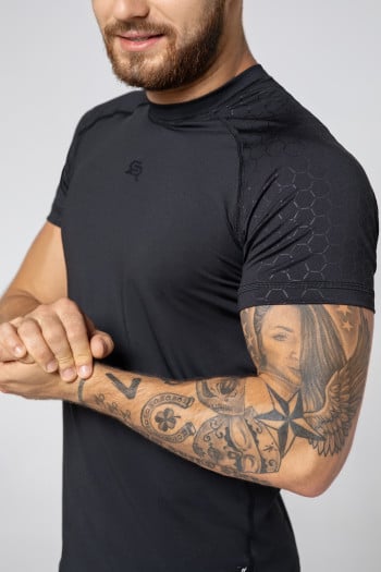 Men's quick-drying training T-shirt STONE