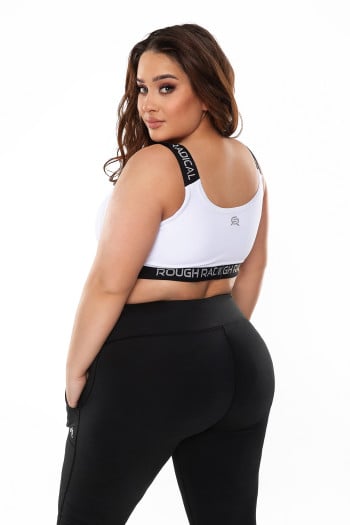 Stiffened sports bra SPORTING PLUS SIZE