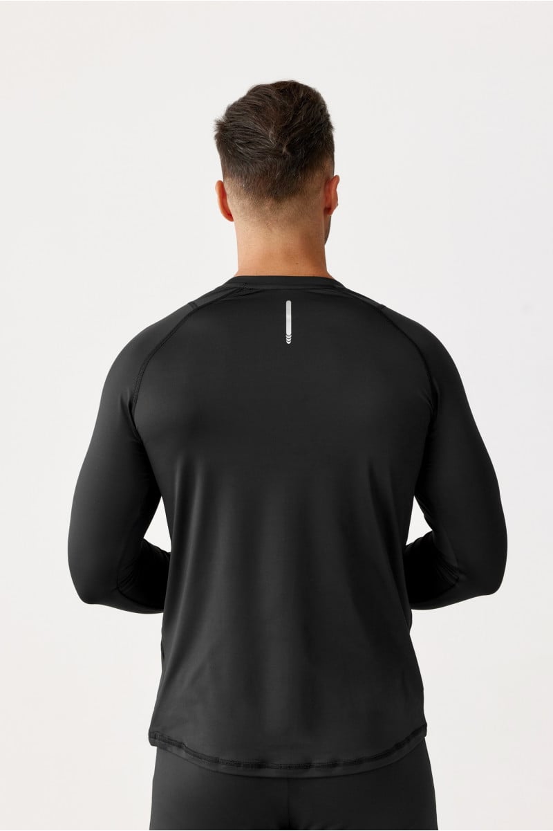 Męska koszulka szybkoschnąca VITAL ZIP LS