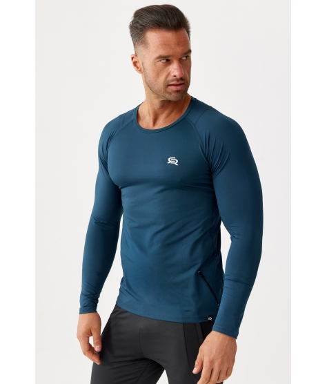 Męska koszulka szybkoschnąca VITAL ZIP LS