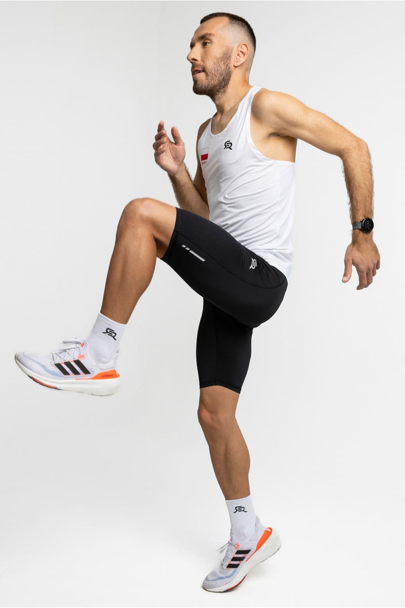 Mužské běžecké tričko Polska Run Singlet