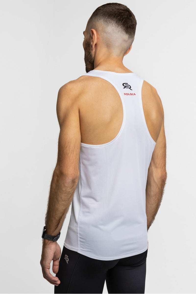 Mužské běžecké tričko Polska Run Singlet