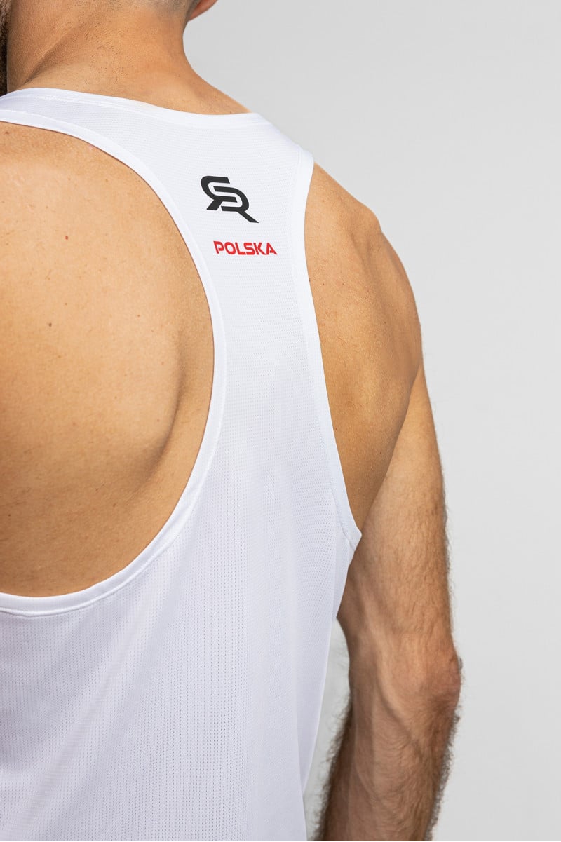 Men's running singlet Polska Run