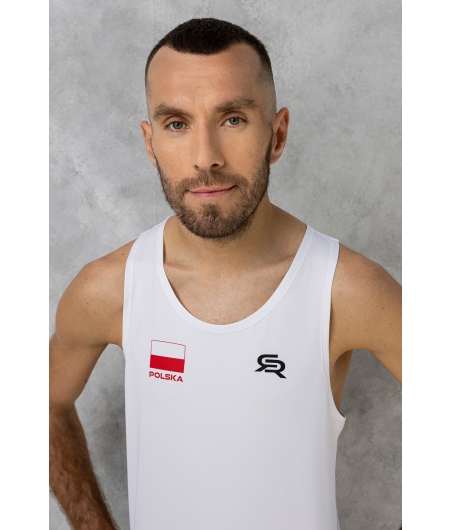 Men's running singlet Polska Run