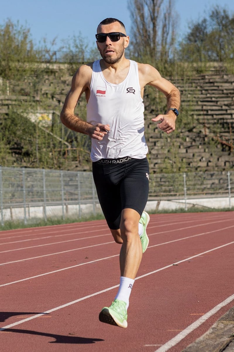 Men's running singlet Polska Run