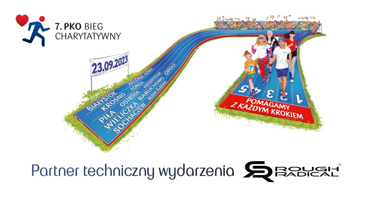 Rough Radical partnerem technicznym 7. PKO Biegu Charytatywnego